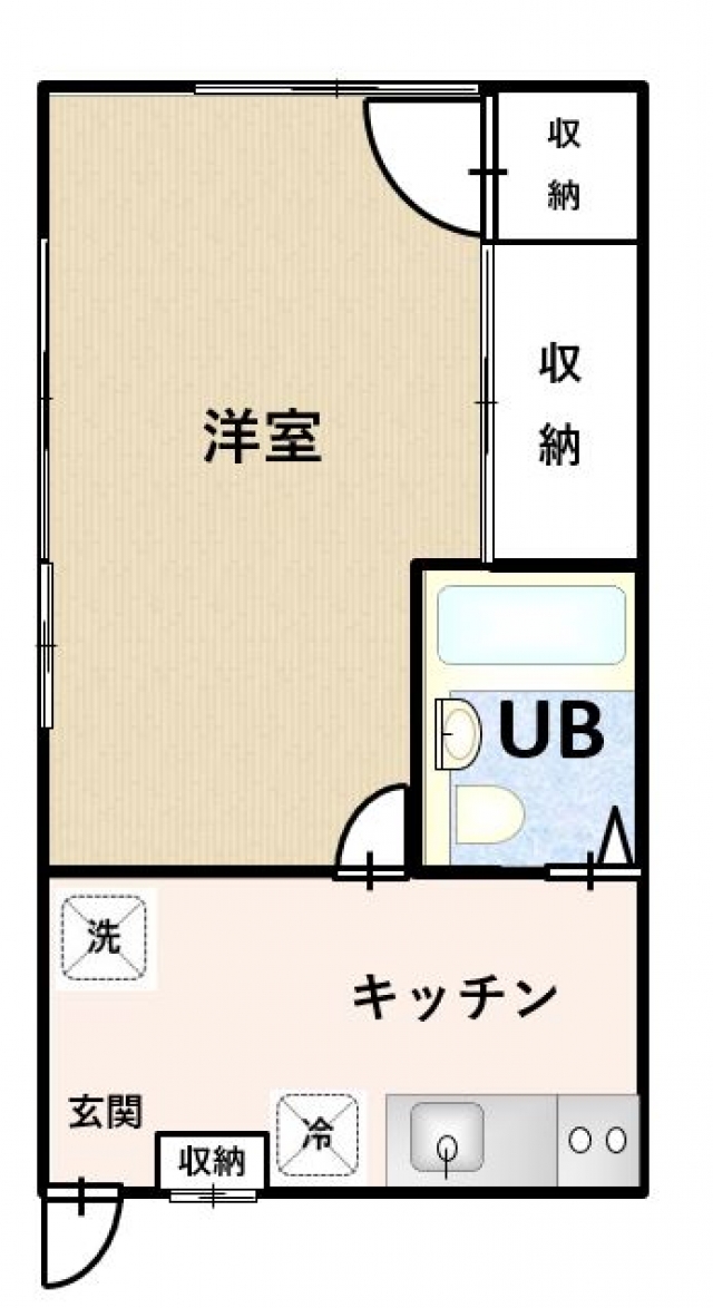 駅徒歩３分！賃料53,700円！　荒川区東尾久　第二白銀荘　301号室